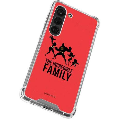 Disney The Incredibles Family Sillhouette Galaxy S23 Clear Case