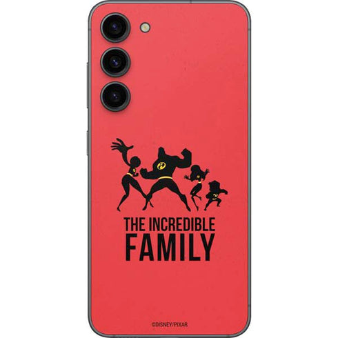 Disney The Incredibles Family Sillhouette Galaxy S23 Plus Skin