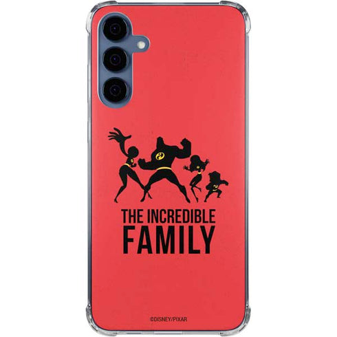 Disney The Incredibles Family Sillhouette Galaxy S24 Clear Case