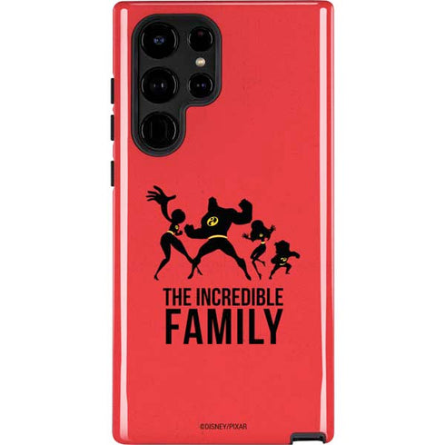 Disney The Incredibles Family Sillhouette Galaxy S24 Ultra Impact Case