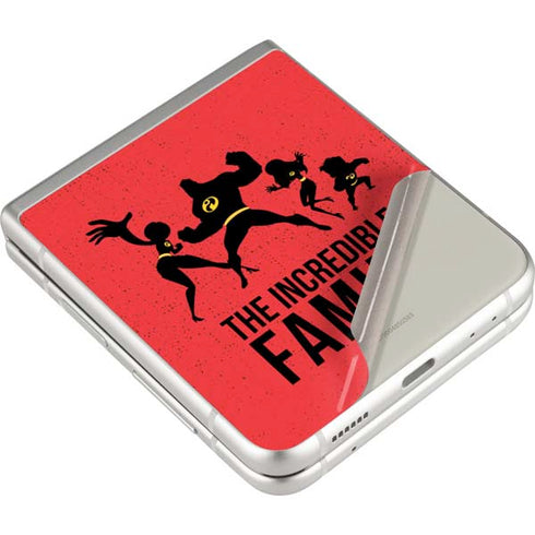 Disney The Incredibles Family Sillhouette Galaxy Z Flip3 5G Skin