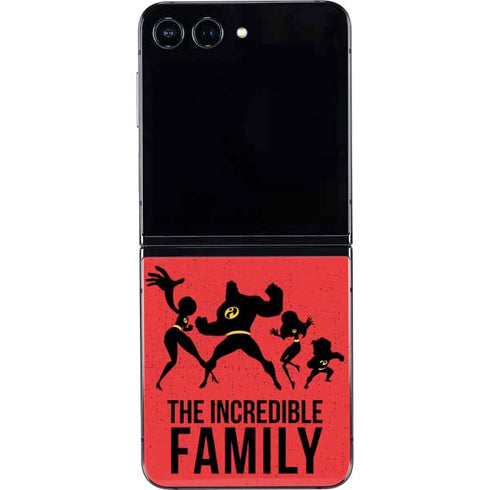 Disney The Incredibles Family Sillhouette Galaxy Z Flip5 5G Skin
