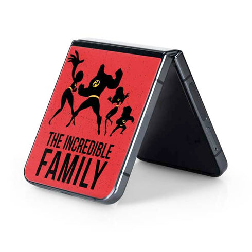 Disney The Incredibles Family Sillhouette Galaxy Z Flip5 5G Skin