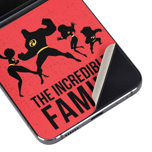 Disney The Incredibles Family Sillhouette Galaxy Z Flip5 5G Skin