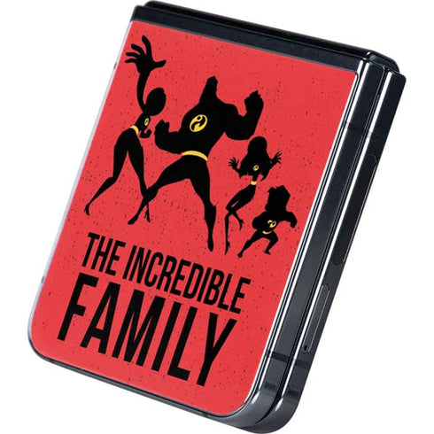 Disney The Incredibles Family Sillhouette Galaxy Z Flip5 5G Skin