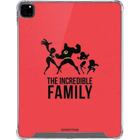 Disney The Incredibles Family Sillhouette iPad Pro 12.9in (2020) Clear Case