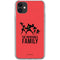 Disney The Incredibles Family Sillhouette iPhone 11 Clear Case