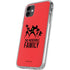 Disney The Incredibles Family Sillhouette iPhone 11 Clear Case
