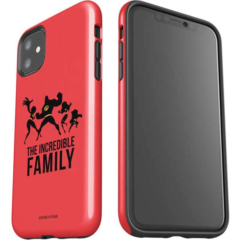 Disney The Incredibles Family Sillhouette iPhone 11 Impact Case