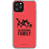 Disney The Incredibles Family Sillhouette iPhone 11 Pro Clear Case