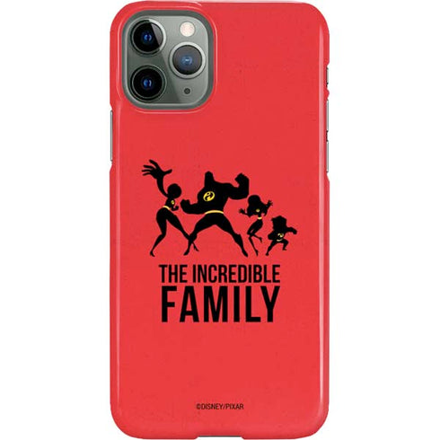 Disney The Incredibles Family Sillhouette iPhone 11 Pro Lite Case