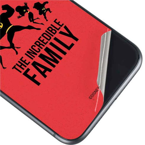 Disney The Incredibles Family Sillhouette iPhone 11 Skin