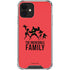 Disney The Incredibles Family Sillhouette iPhone 12 Clear Case