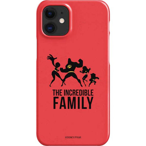 Disney The Incredibles Family Sillhouette iPhone 12 Mini Lite Case