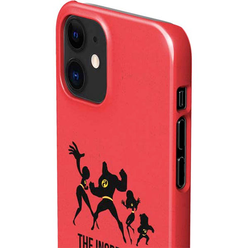 Disney The Incredibles Family Sillhouette iPhone 12 Mini Lite Case