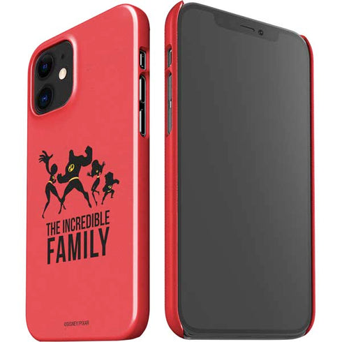 Disney The Incredibles Family Sillhouette iPhone 12 Mini Lite Case