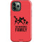 Disney The Incredibles Family Sillhouette iPhone 12 Pro Impact Case