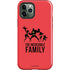 Disney The Incredibles Family Sillhouette iPhone 12 Pro Impact Case