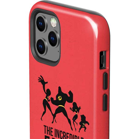 Disney The Incredibles Family Sillhouette iPhone 12 Pro Impact Case