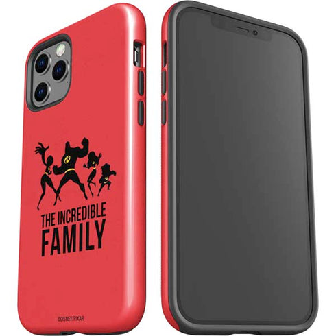Disney The Incredibles Family Sillhouette iPhone 12 Pro Impact Case