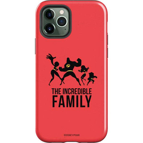 Disney The Incredibles Family Sillhouette iPhone 12 Pro Max Impact Case