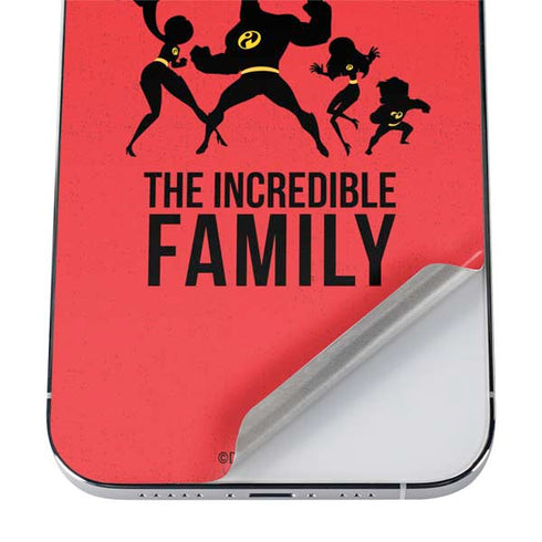 Disney The Incredibles Family Sillhouette iPhone 12 Pro Skin
