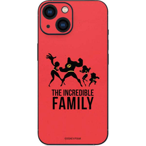 Disney The Incredibles Family Sillhouette iPhone 13 Mini Skin