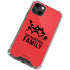 Disney The Incredibles Family Sillhouette iPhone 14 Plus Clear Case