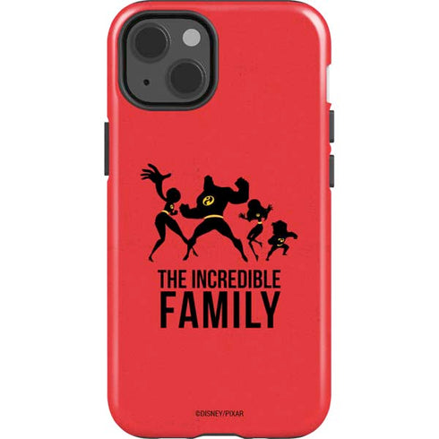 Disney The Incredibles Family Sillhouette iPhone 15 Impact Case