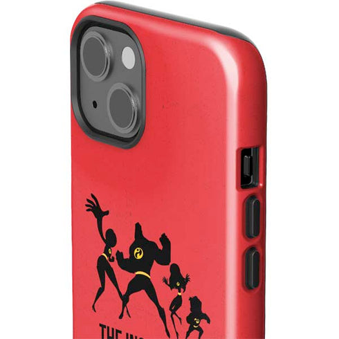 Disney The Incredibles Family Sillhouette iPhone 15 Impact Case