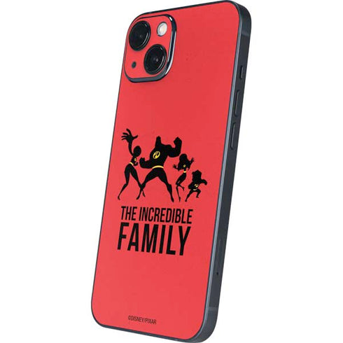 Disney The Incredibles Family Sillhouette iPhone 15 Plus Skin