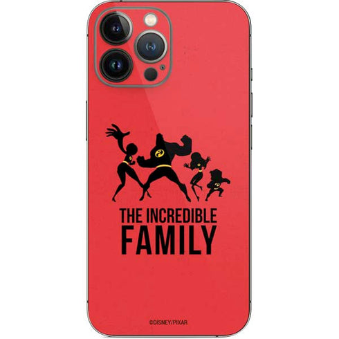 Disney The Incredibles Family Sillhouette iPhone 14 Pro Max Skin