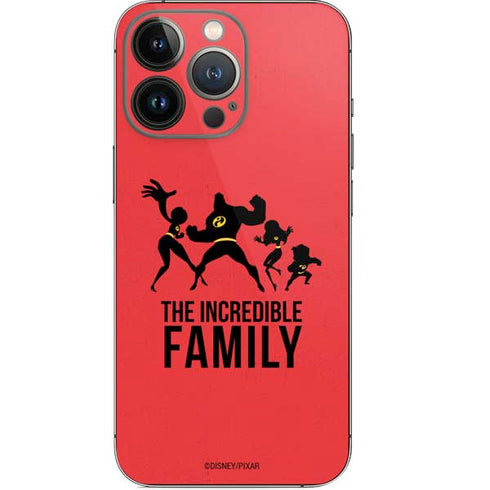 Disney The Incredibles Family Sillhouette iPhone 14 Pro Skin
