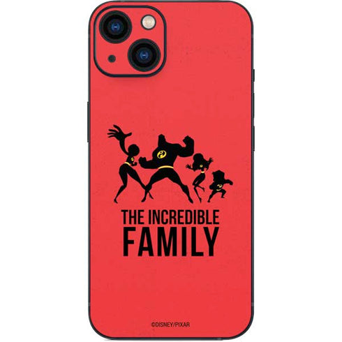Disney The Incredibles Family Sillhouette iPhone 14 Skin