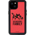 Disney The Incredibles Family Sillhouette iPhone 15 Plus Waterproof Case