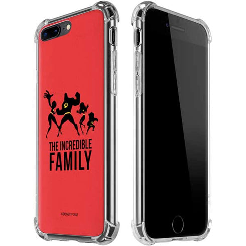 Disney The Incredibles Family Sillhouette iPhone 7/8 Plus Clear Case