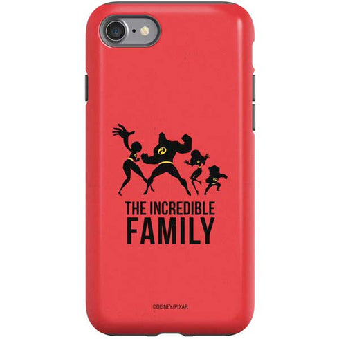 Disney The Incredibles Family Sillhouette iPhone SE (2nd & 3rd Gen) Pro Case