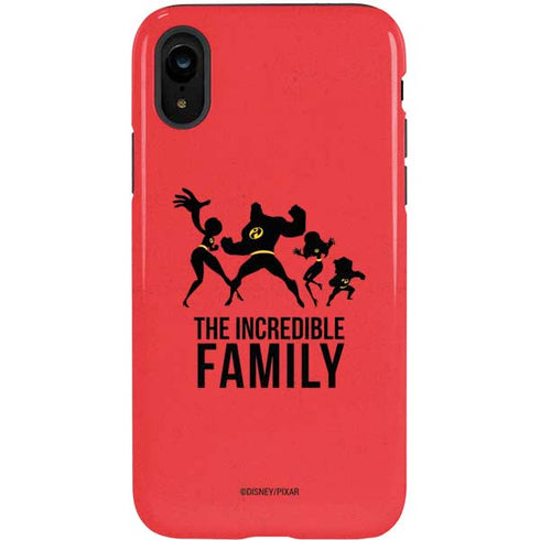 Disney The Incredibles Family Sillhouette iPhone XR Pro Case