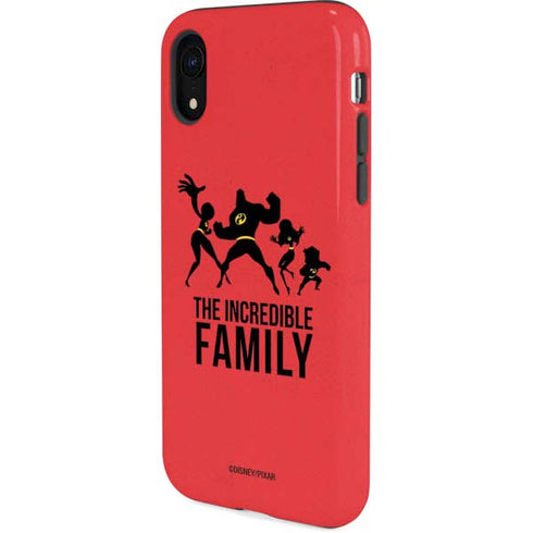 Disney The Incredibles Family Sillhouette iPhone XR Pro Case