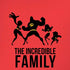 Disney The Incredibles Family Sillhouette iPhone XR Pro Case