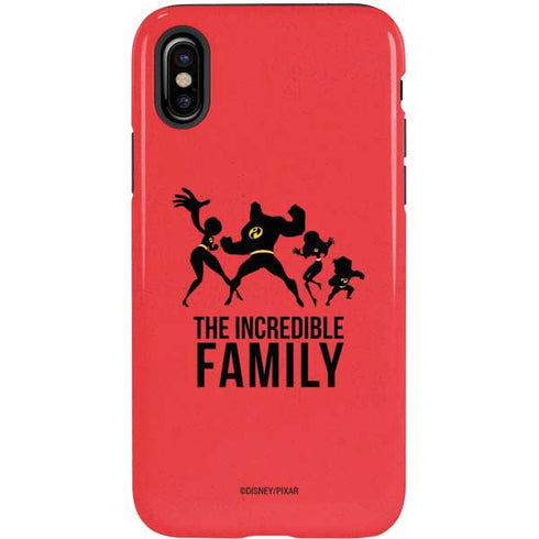 Disney The Incredibles Family Sillhouette iPhone XS Pro Case