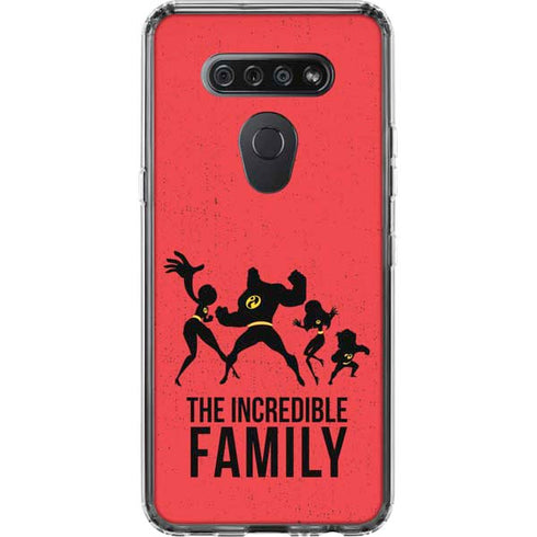 Disney The Incredibles Family Sillhouette LG K51/Q51 Clear Case
