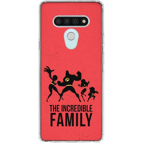Disney The Incredibles Family Sillhouette LG Stylo 6 Clear Case