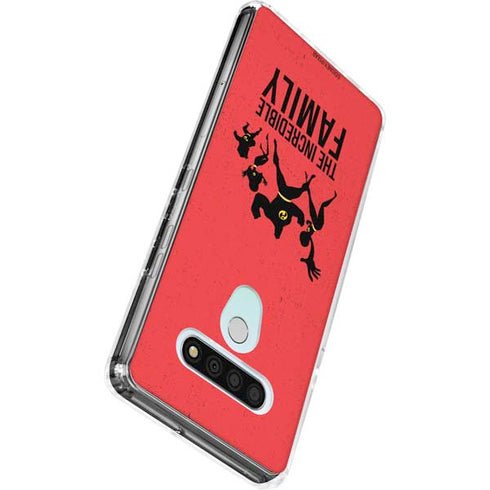 Disney The Incredibles Family Sillhouette LG Stylo 6 Clear Case