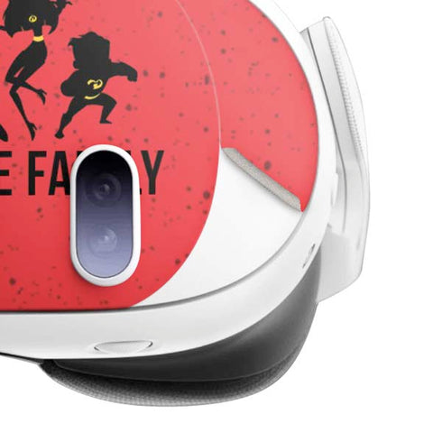 Disney The Incredibles Family Sillhouette Meta Quest 3 Skin