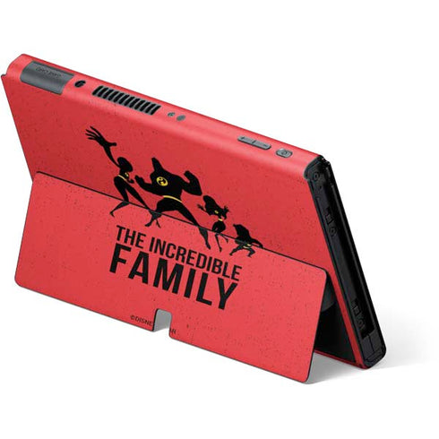 Disney The Incredibles Family Sillhouette Nintendo Switch OLED (2021) Skin