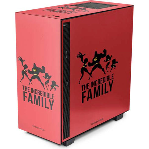 Disney The Incredibles Family Sillhouette NZXT H510 Compact ATX Mid-Tower Case Skin