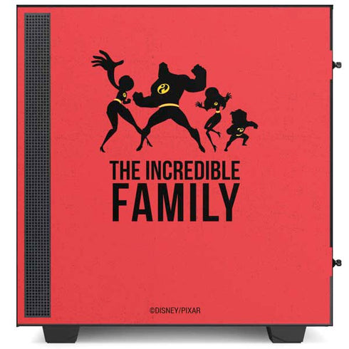 Disney The Incredibles Family Sillhouette NZXT H510 Compact ATX Mid-Tower Case Skin