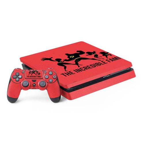 Disney The Incredibles Family Sillhouette PS4 Slim Bundle Skin