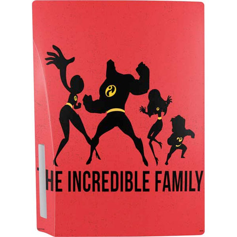 Disney The Incredibles Family Sillhouette PS5 Console Skin